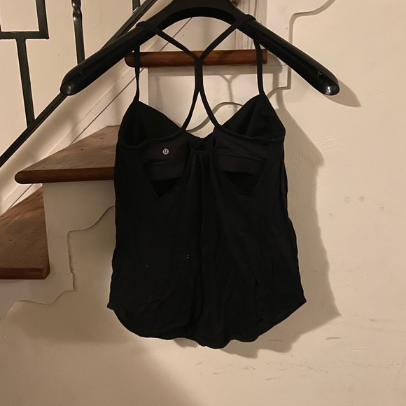 Lululemon strappy black tank - Picture 2 of 4